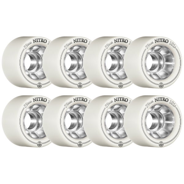ROLLERBONES - NITRO SPEED WHEEL WHITE (8) - 59mm/101a
