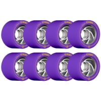 ROLLERBONES - TURBO ALU HUB WHEEL PURPLE (8) - 62mm/97a