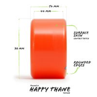 ORANGATANG "BEE'S KNEES" ORANGE 90mm 80a (Set 4)