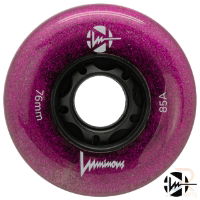 LUMINOUS LED INLINE WHEEL - PURPLE HAZE - 80mm/85a (Unit)
