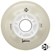 LUMINOUS LED INLINE WHEEL - WHITE GLOW - 84mm/85a (UNIT)