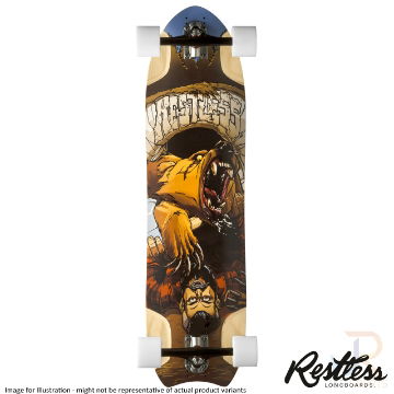 Restless NKD Underside - Paris Black Raw - Grindhouse 70mm