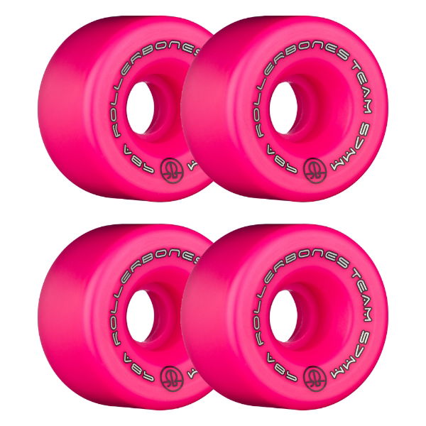 ROLLERBONES - TEAM LOGO PINK (8) - 57mm/98a