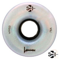 LUMINOUS LED QUAD WHEEL - BLACK PEARL - 65x37mm/78a (Unit)