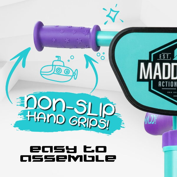MADD MY 1st BMX BALANCE BIKE - TEAL / PURPLE
