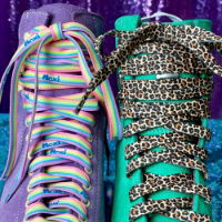MOXI X DERBY LACES - LEOPARD - 90"