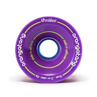 ORANGATANG "4PRESIDENT" inc JEHU V2 BEARINGS - PURPLE 70mm 83a (Set 4)