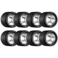 ROLLERBONES - TURBO ALU HUB WHEEL BLACK (8) - 62mm/92a