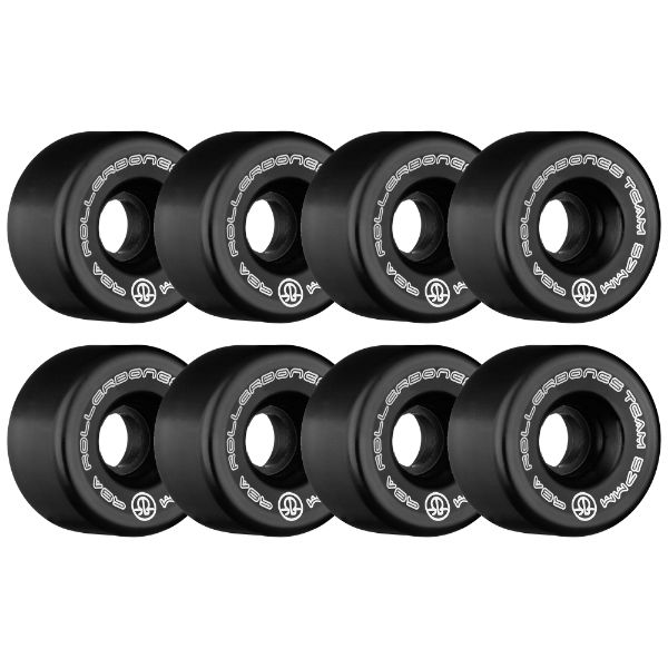 ROLLERBONES - TEAM LOGO BLACK (8) - 57mm/98a