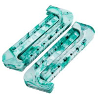 XCESS ADJUSTABLE SKATE GUARDS - MARBLE - GREEN