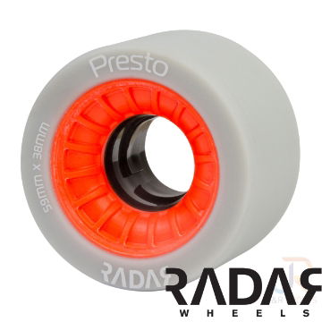 Radar Wheels Presto Highlighter Red 59 x 38mm 93a