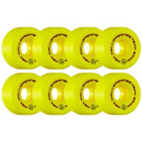 ROLLERBONES - TEAM LOGO YELLOW (8) - 57mm/98a