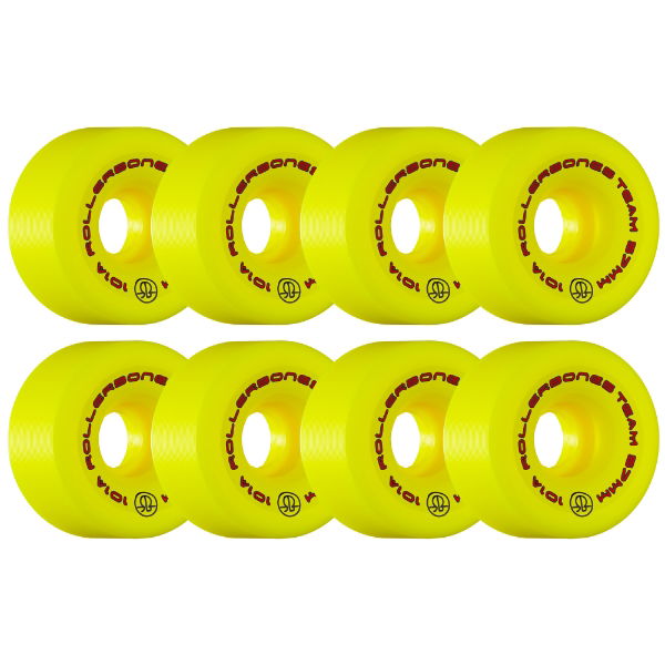 ROLLERBONES - TEAM LOGO YELLOW (8) - 57mm/101a