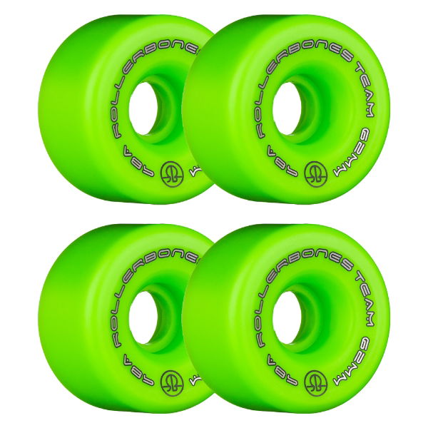 ROLLERBONES - TEAM LOGO GREEN (8) - 62mm/98a