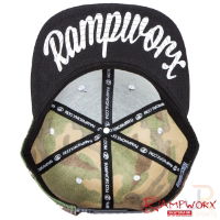 Rampworx SnapBacks LE97_6 - Camo BK Camo - Underside - RXSBRW38