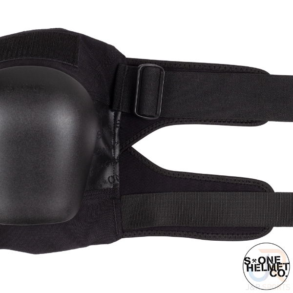S1 Gen 4 PRO Knee Pads - Black Black - Strap Detail - SHKP4BKBK