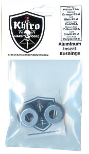 KHIRO INSERT BUSHING GOLD SET - BLACK 95A