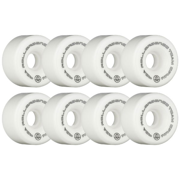 ROLLERBONES - TEAM LOGO WHITE (8) - 57mm/98a