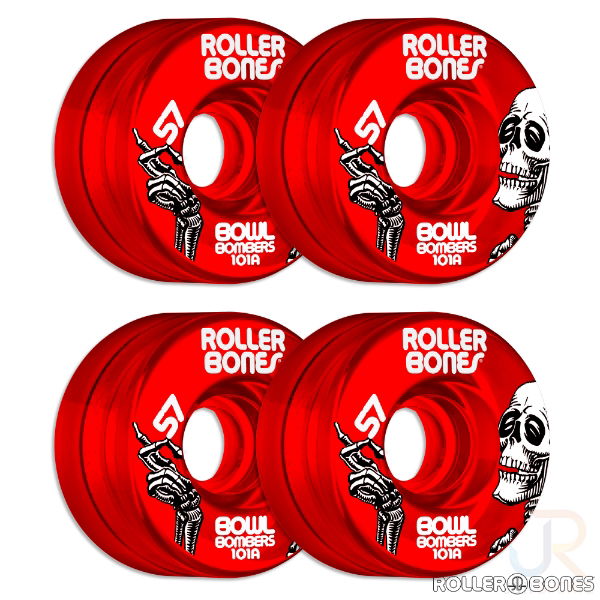 ROLLERBONES - BOWL BOMBERS RED (8) - 57mm/101a