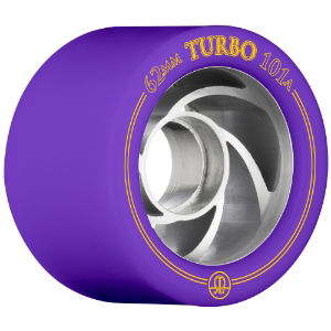 ROLLERBONES - TURBO ALU HUB WHEEL PURPLE (8) - 62mm/101a