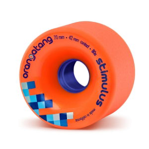 ORANGATANG "STIMULUS" inc JEHU V2 BEARINGS - ORANGE 70mm 80a (Set 4)