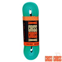 CRISS CROSS X DERBY LACES - DUO - GREEN/BLUE - 108"