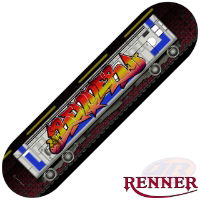 Renner - Graffiti on the Tube 3108 B22 Angled DECK