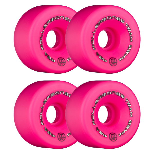 ROLLERBONES - TEAM LOGO PINK (8) - 62mm/98a
