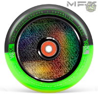 MFX CORRUPT CORE 120mm WHEELS (2) - BLACK/LIME