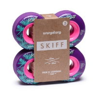 ORANGATANG "SKIFF" inc JEHU V2 BEARINGS - SLASHER PURPLE 62mm 83a (Set 4)