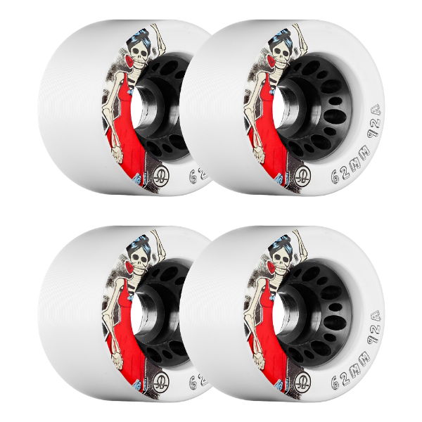 ROLLERBONES - DOTD SPEED WHEEL WHITE (4) - 62mm/92a