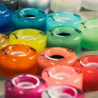 LUMINOUS - LED QUAD WHEEL - CORAL GLOW - 62mm/85a (UNIT)