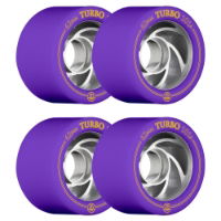 ROLLERBONES - TURBO ALU HUB WHEEL PURPLE (8) - 62mm/101a
