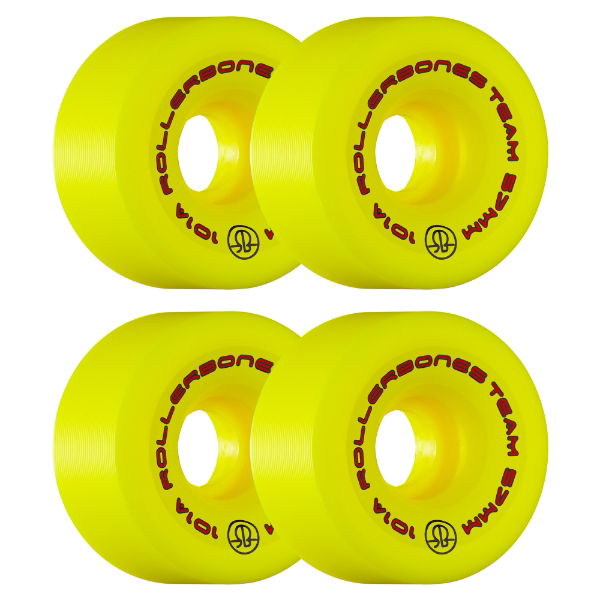 ROLLERBONES - TEAM LOGO YELLOW (8) - 57mm/101a
