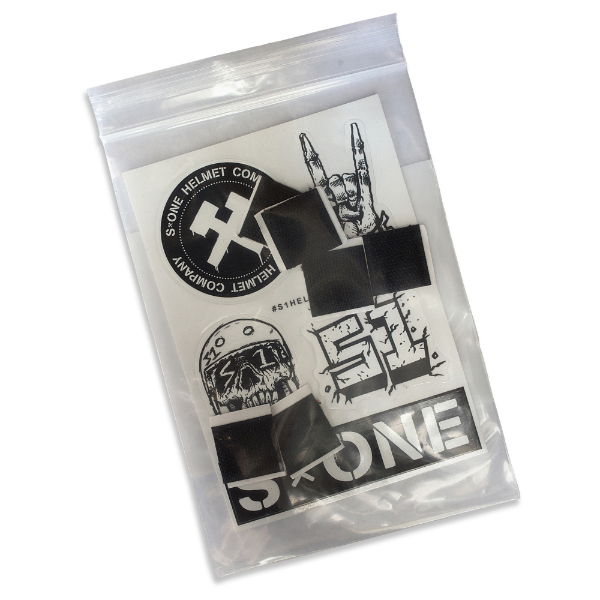 S1 LIFER HELMET -  VELCRO KIT (6 Piece Set)
