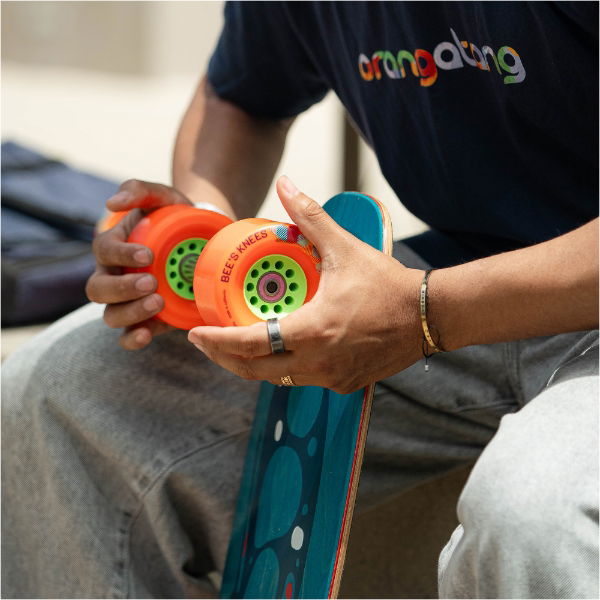 ORANGATANG "BEE'S KNEES" ORANGE 90mm 80a (Set 4)