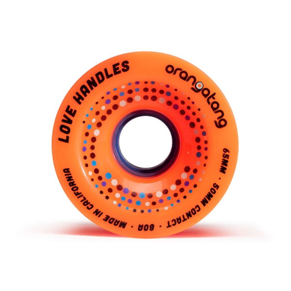 ORANGATANG "LOVE HANDLES" ORANGE 65mm 80a (Set 4)
