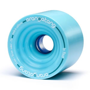 ORANGATANG "IN HEAT" inc JEHU V2 BEARINGS - BLUE 75mm 77a (Set 4)