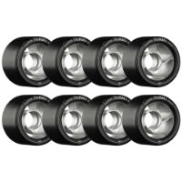 ROLLERBONES - TURBO ALU HUB WHEEL BLACK (8) - 62mm/101a