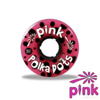 Pink Classic PolkaDots 62mm 78a Single