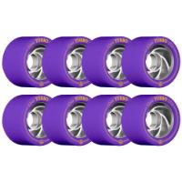 ROLLERBONES - TURBO ALU HUB WHEEL PURPLE (8) - 62mm/101a