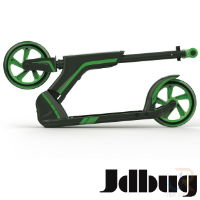 JD Bug PRO Commute Scooter 185 - Green - Folded - JDMS185