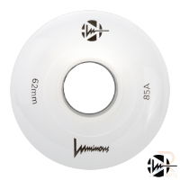 LUMINOUS LED QUAD WHEEL - SLIM HUB - WHITE - 62mm/85a (Unit)