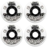 FR STREET INVADERS WHEEL - ROUND PROFILE - WHITE - 84mm/84a (Unit)