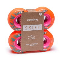 ORANGATANG "SKIFF" inc JEHU V2 BEARINGS - SLASHER ORANGE 62mm 80a (Set 4)