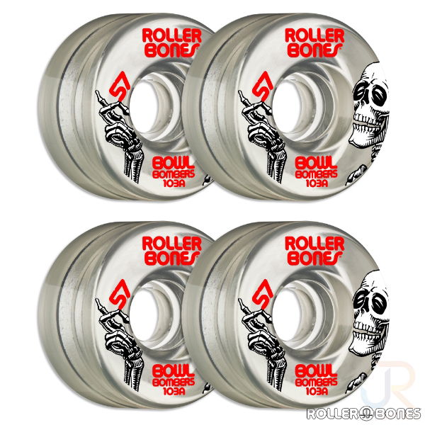 ROLLERBONES - BOWL BOMBERS CLEAR (8) - 57mm/103a