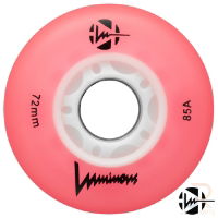 LUMINOUS - LED INLINE WHEEL - PINK - 72mm/85a (UNIT)