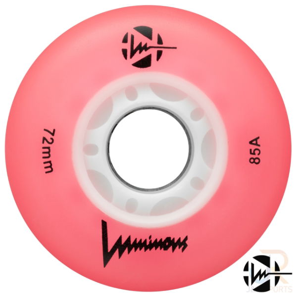 LUMINOUS - LED INLINE WHEEL - PINK - 72mm/85a (UNIT)