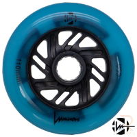 LUMINOUS LED INLINE WHEEL - BLUE GLOW - 110mm/85a (Unit)