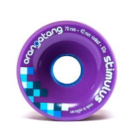 ORANGATANG "STIMULUS" inc JEHU V2 BEARINGS - PURPLE 70mm 83a (Set 4)